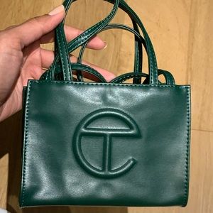 Small Telfar Green Bag